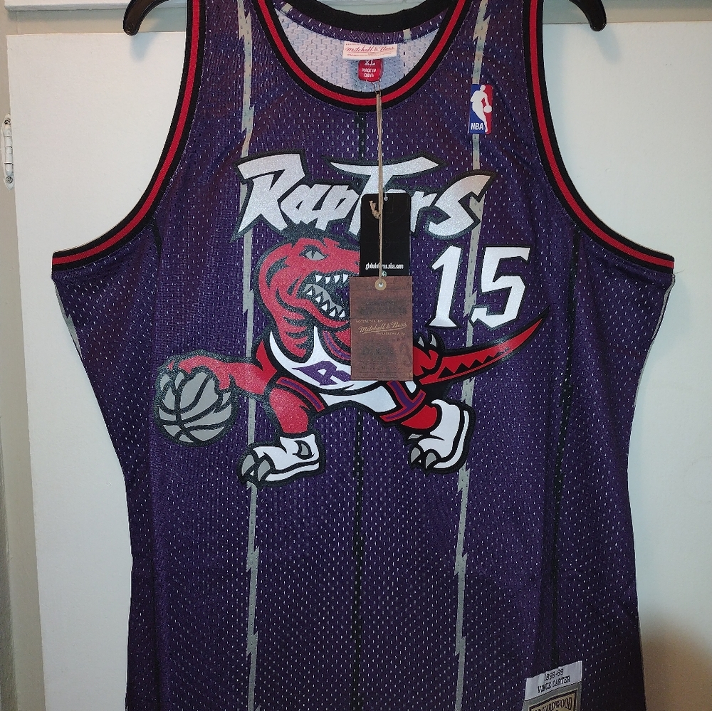 NBA Mitchell & Ness Vince Carter Swingman Jersey Raptors 98-99 Size XL Authentic